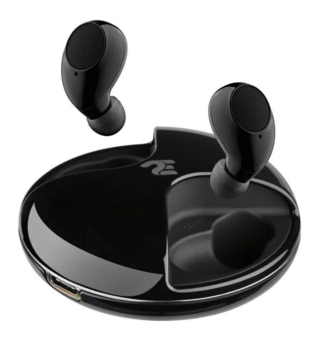 Наушники 2E RainDrops True Wireless Waterproof Mic Black 2E-EBTWRDBK