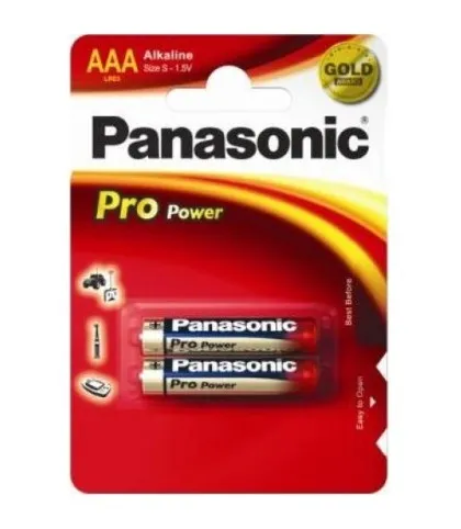 Батарейки Panasonic Pro Power LR03PPG/2BP тип AAA