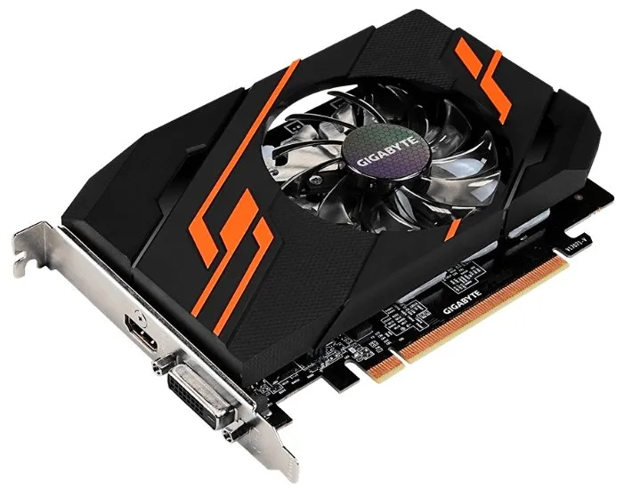 Видеокарта 2Gb Gigabyte GT 1030 GV-N1030OC-2GI