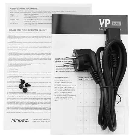 Блок питания Antec VP600P Plus EC