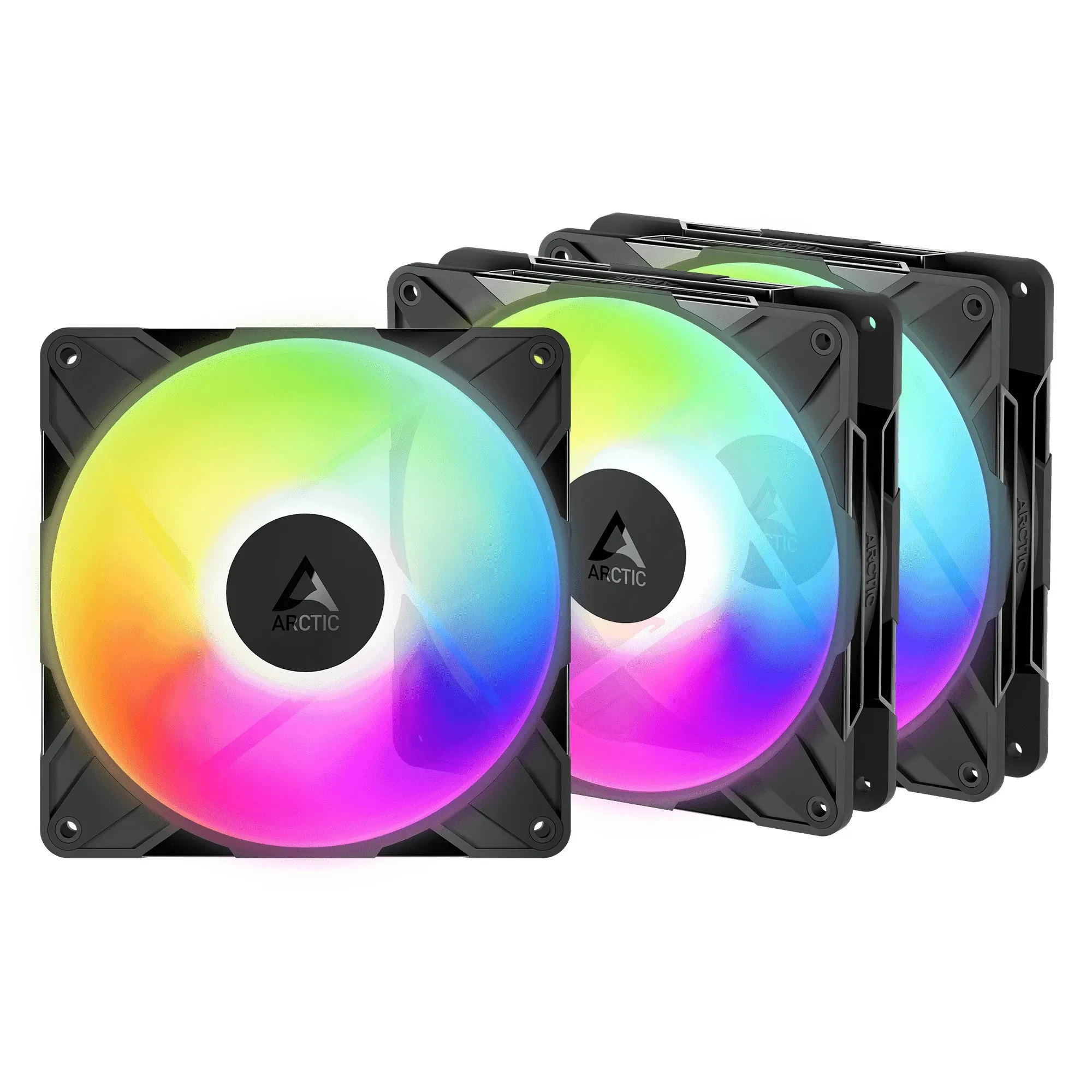 Вентилятор для корпуса ARCTIC P14 Pro Reverse ARGB 3 Pack Black ACFAN00327A