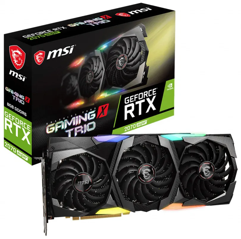 Видеокарта 8Gb MSI GeForce RTX 2070 SUPER GAMING TRIO