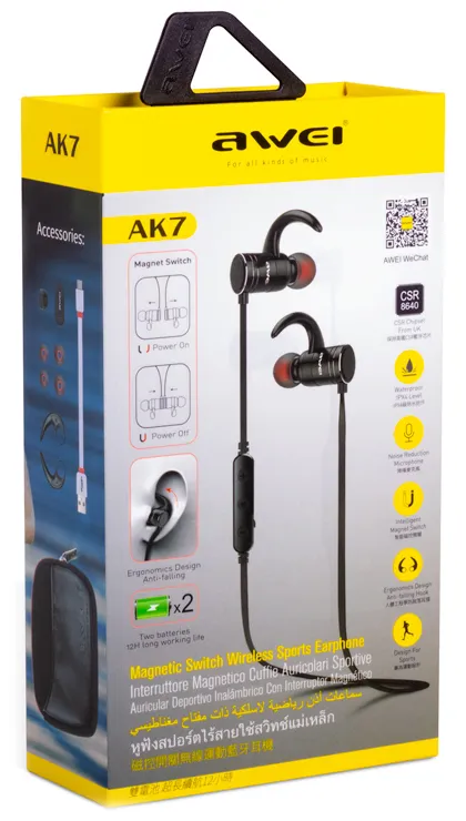 Гарнитура Awei AK7 Bluetooth