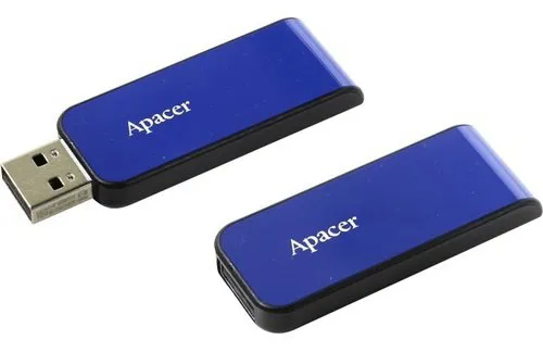 USB флешка 16GB Apacer AH334 AP16GAH334U-1 blue