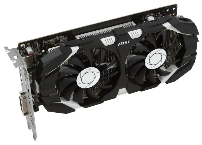 Видеокарта 4Gb MSI GeForce GTX 1050 Ti 4GT OC