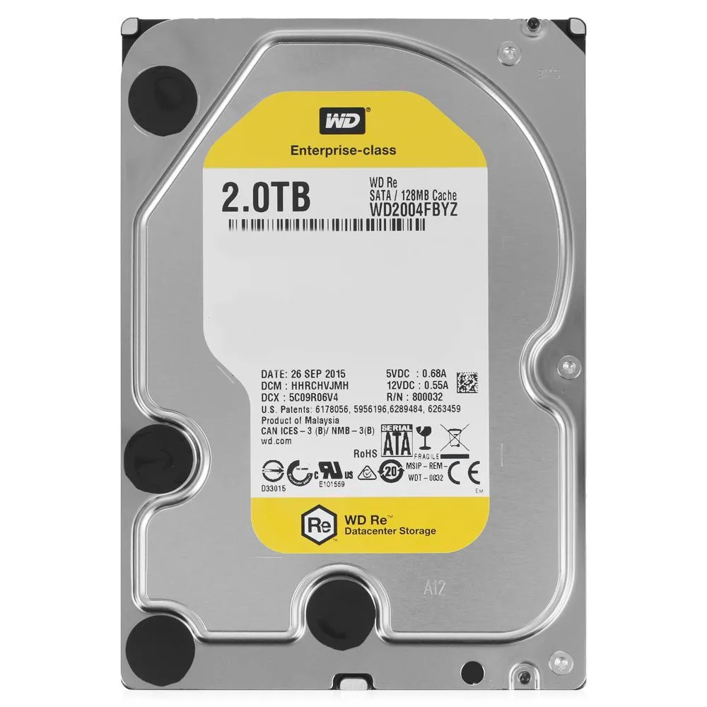 Жесткий диск 2000ГБ WD RE WD2004FBYZ