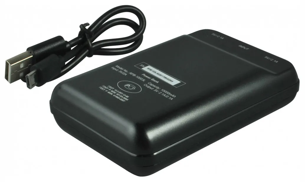 Внешний аккумулятор Ritmix RPB-10003L 10000 mAh black
