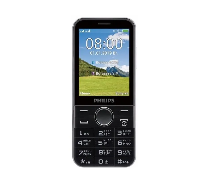 Мобильный телефон Philips E580 Черный
