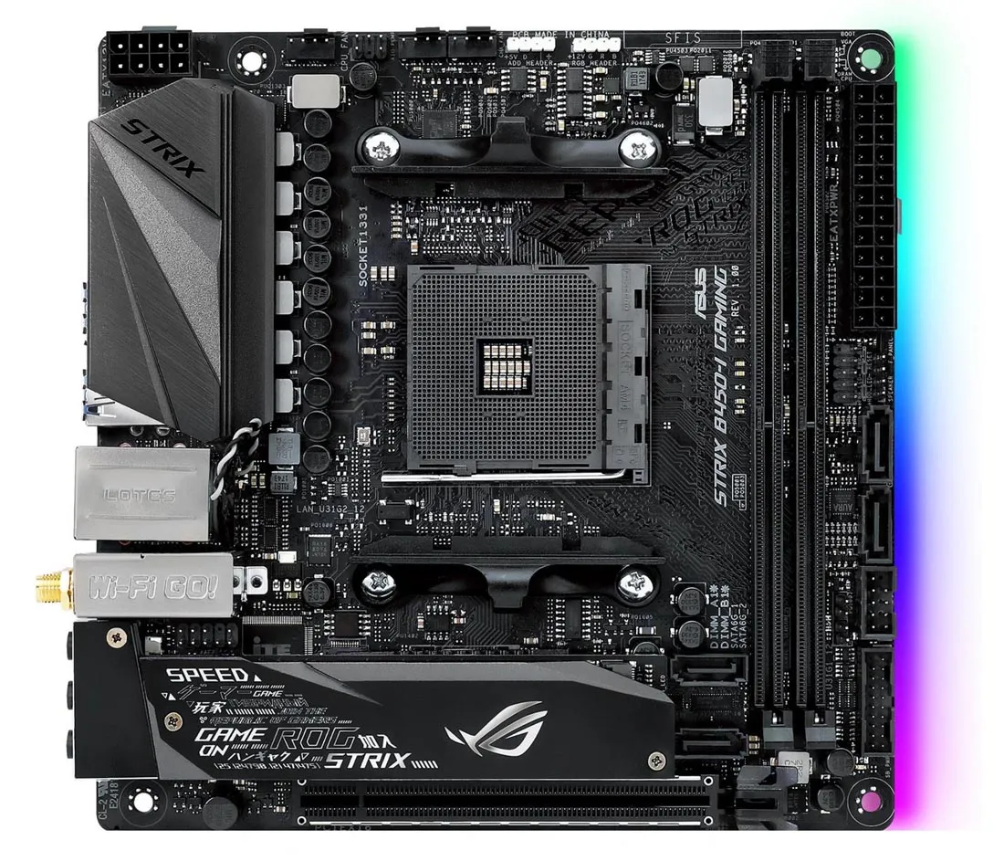 Материнская плата Asus ROG STRIX B450-I GAMING
