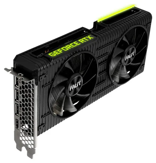 Видеокарта 8Gb PALIT RTX3060Ti DUAL OC 8G NE6306TS19P2-190AD