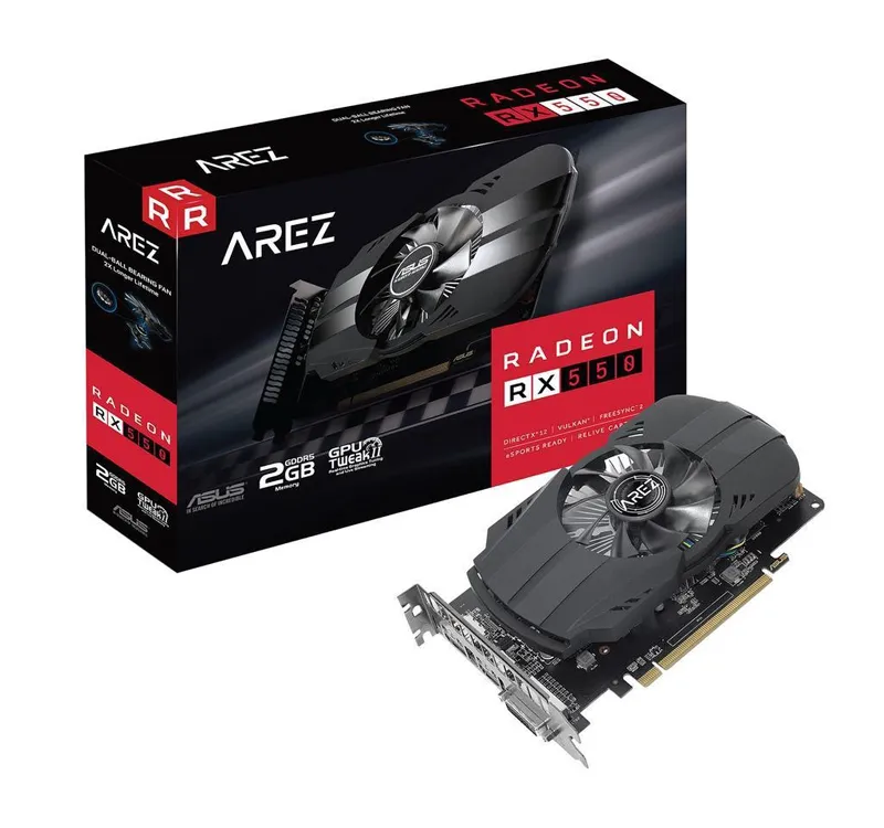 Видеокарта ASUS RX550 AREZ-PH-RX550-2G