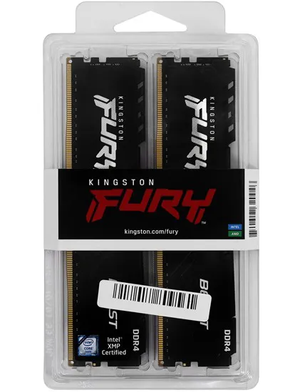 Оперативная память 128 GB kit Kingston Fury Beast KF436C18BBK4/128