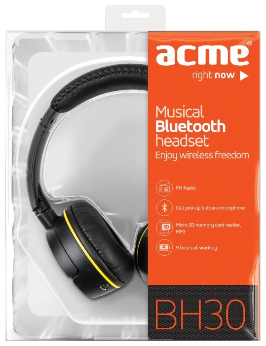 Наушники накладные Acme BH30 Комбинированный