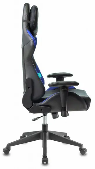 Игровое компьютерное кресло Бюрократ VIKING-5-AERO черный/синий