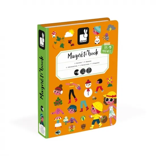 Магнитная книга Janod (4 сезона) J02721