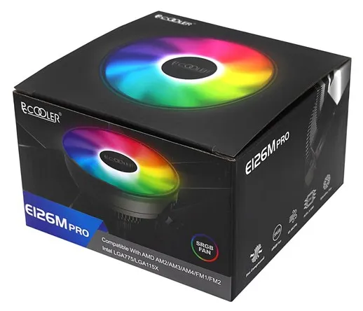 Кулер для процессора PCCooler E126M PRO RGB 84w