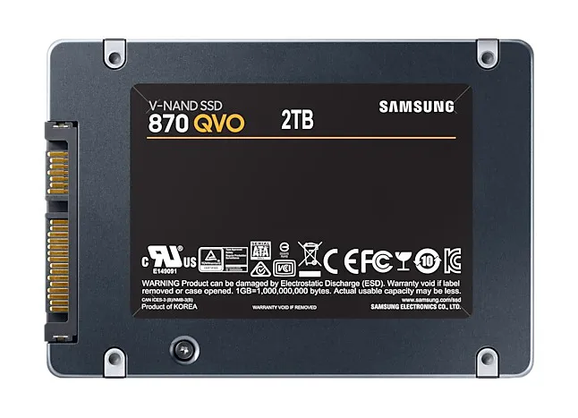 SSD накопитель 2TB Samsung 870 QVO MZ-77Q2T0BW