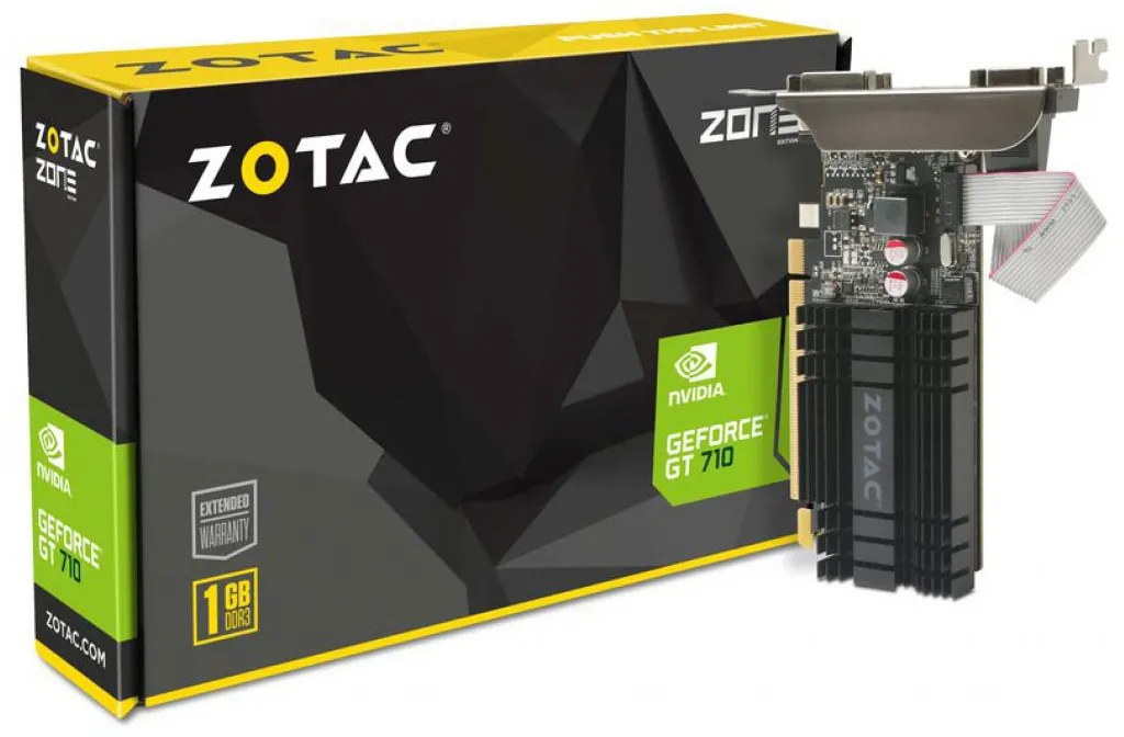 Видеокарта 1GB ZOTAC GT710 ZONE Edition ZT-71301-20L