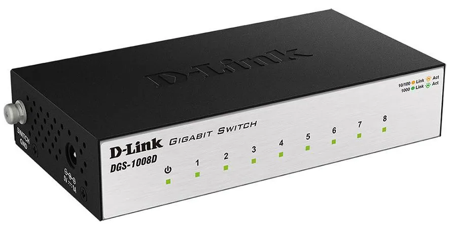 Коммутатор D-Link DGS-1008D/J3B