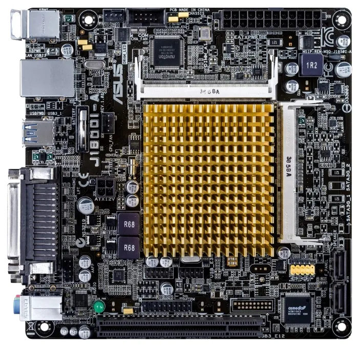 Материнская плата MB Celeron J1800, ASUS J1800I-A
