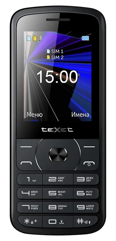 Мобильный телефон Texet TM-D229 Черный