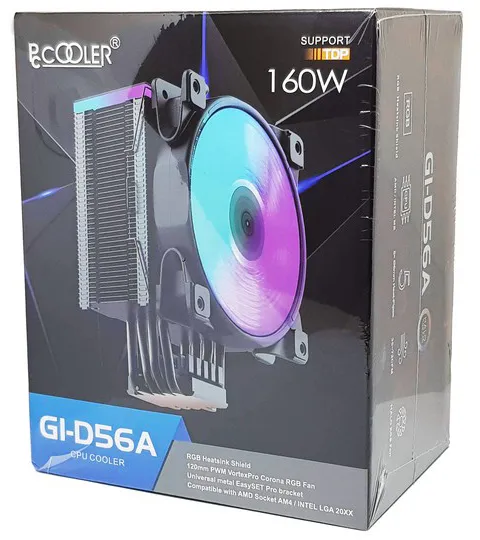 Система охлаждения для процессора PCCooler GI-D56A HALO RGB