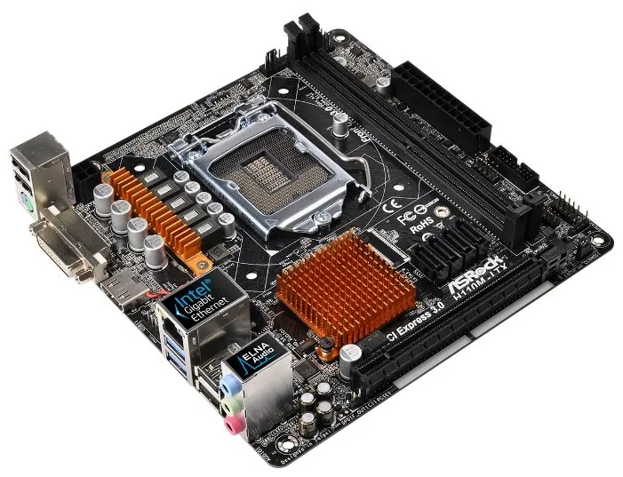 Материнская плата ASRock H110M-ITX