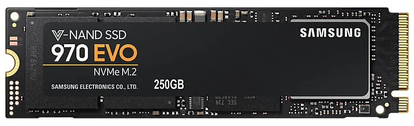SSD накопитель Samsung 970 EVO 250GB MZ-V7E250BW