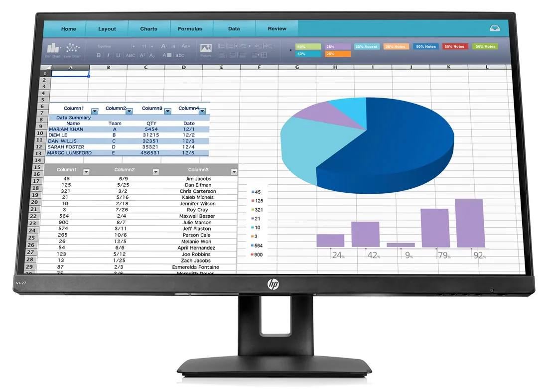 Монитор 27" HP VH27 3PL18AA