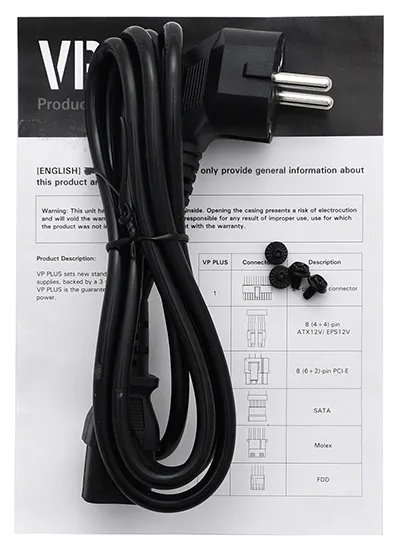 Блок питания Antec VP550P Plus EC