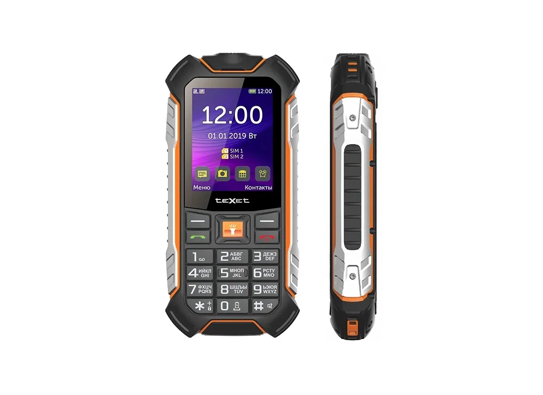 Мобильный телефон Texet TM-530R черный