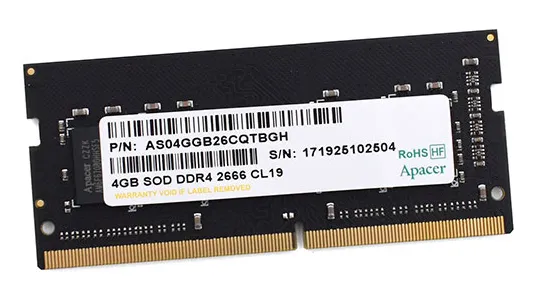 Оперативная память 4 GB Apacer ES.04G2V.KNH