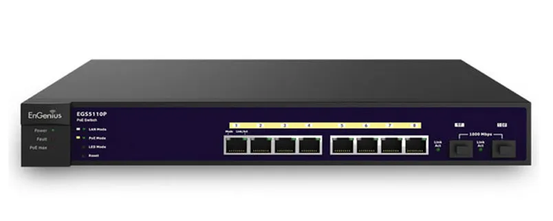 Гигабитный коммутатор PoE EnGenius EGS5110P