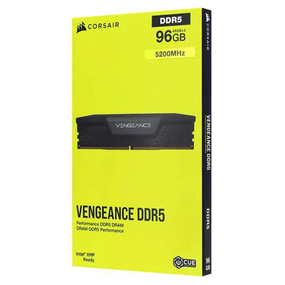 Оперативная память 96 GB kit Corsair Vengeance CMK96GX5M2B5200C38