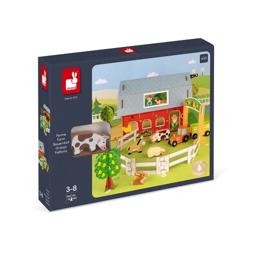 Игровой набор Janod (Ферма с животными) 3D J08577
