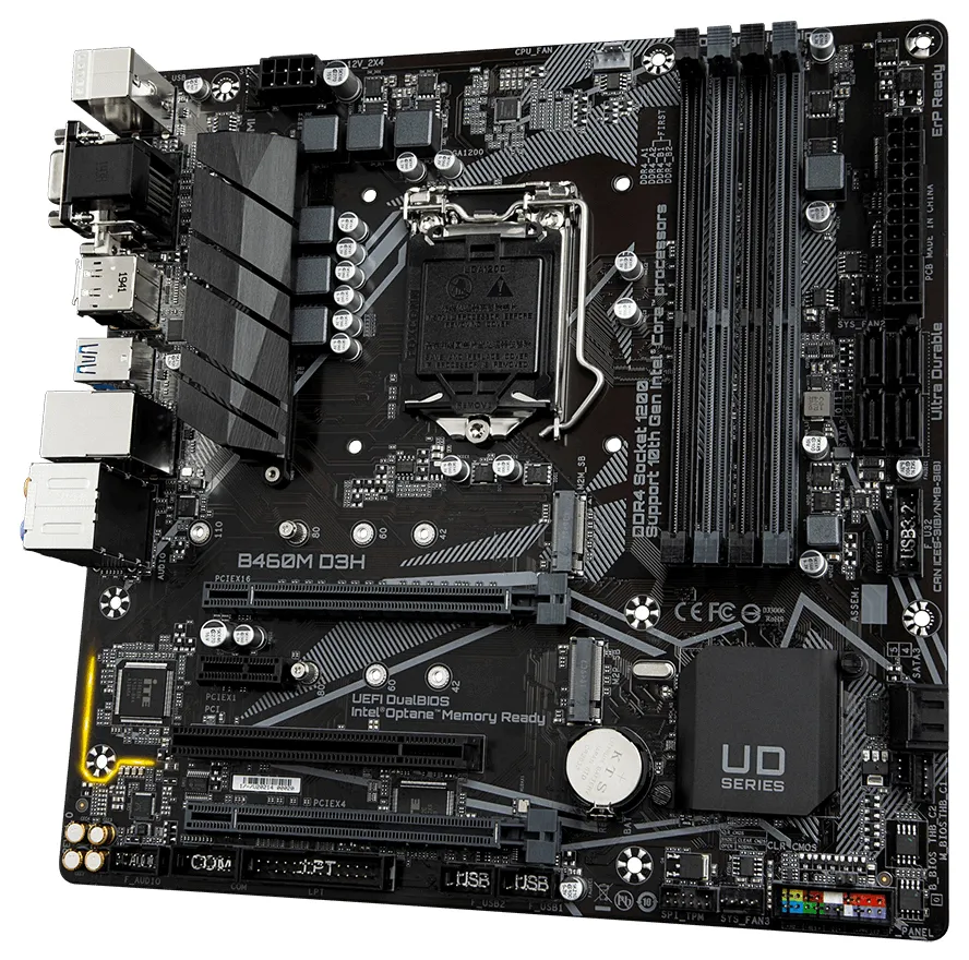 Материнская плата GIGABYTE B460M-D3H