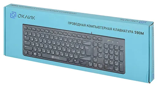 Клавиатура Oklick 590M black