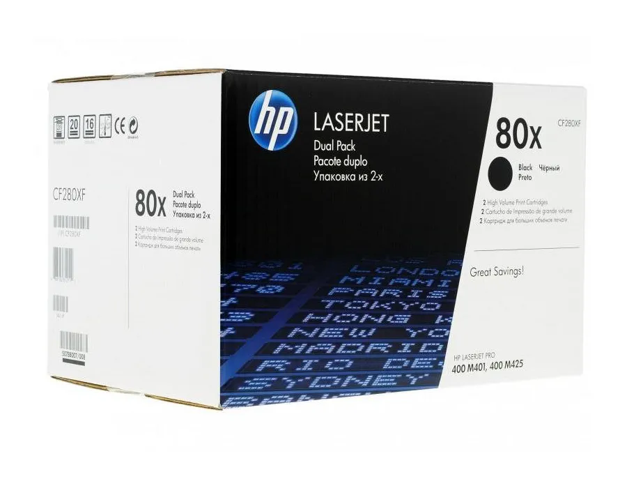 Картридж HP Europe CF280XF черный