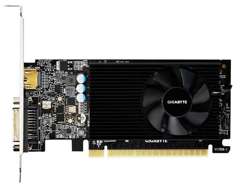 Видеокарта 2 Gb Gigabyte GT730 2G D5 Low Profile GV-N730D5-2GL