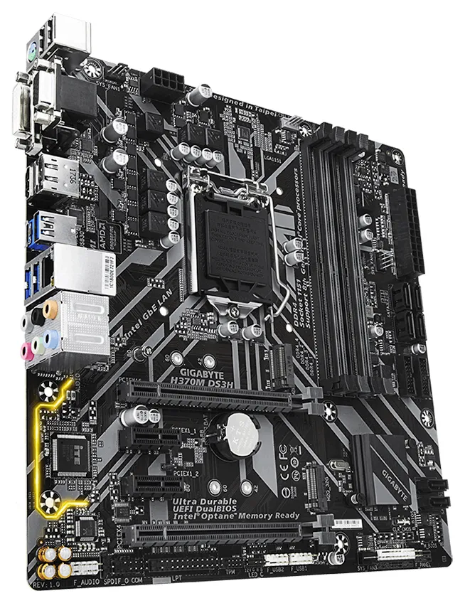 Материнская плата GIGABYTE H370M DS3H 1.0 GAH37MS3H-00-G