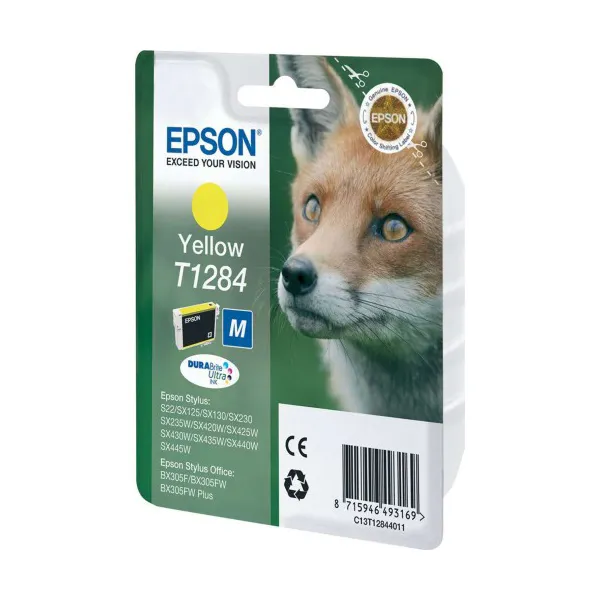 Картридж Epson C13T12844011 желтый