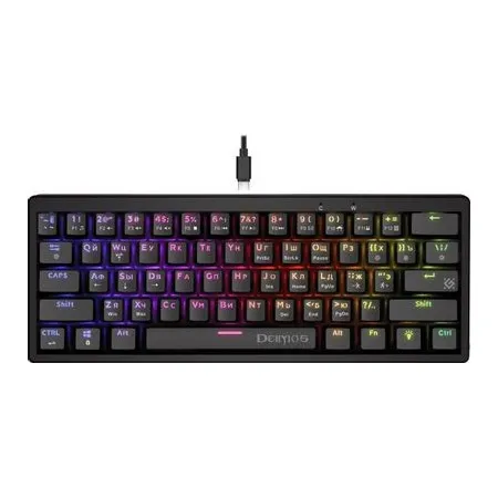 Клавиатура Defender Deimos GK-303 RU RGB черный