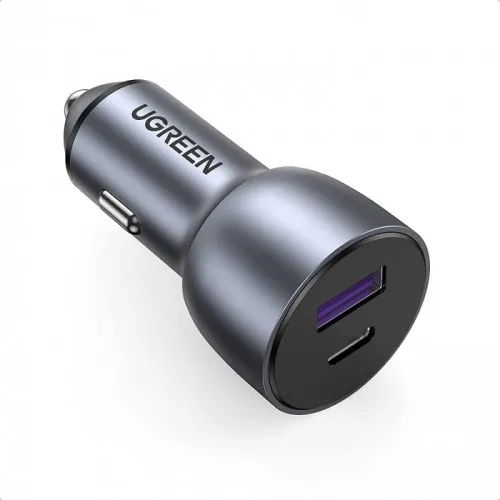 Автомобильное ЗУ Ugreen CD213 USB-C PD+USB-A QC 42.5W Fast Car Charger