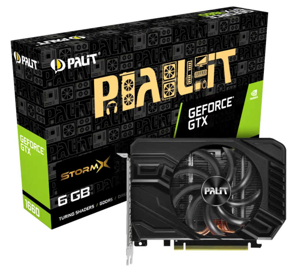 Видеокарта 6Gb Palit GTX1660 STORMX NE51660018J9-165F