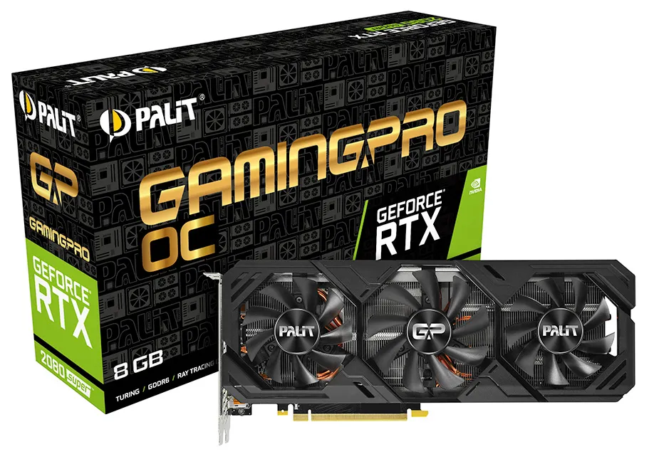Видеокарта 8Gb PALIT RTX2080 SUPER GP OC 8G NE6208SS19P2-180T