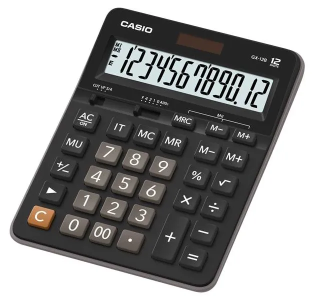Калькулятор настольный CASIO GX-12B-W-EC