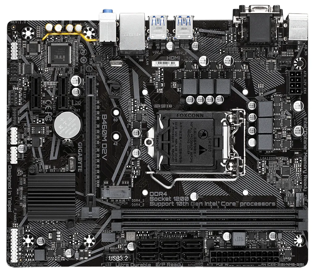 Материнская плата Gigabyte B460M D2V