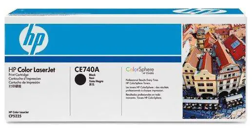 Картридж HP Europe CE740A лазерный черный