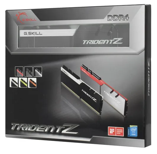 Оперативная память 16 GB kit G.Skill Trident Z F4-3600C17D-16GTZKW