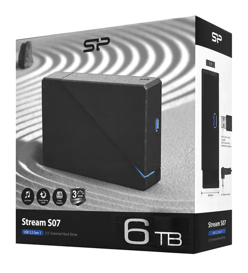 Внешний жесткий диск 6 TB Silicon Power Stream S07 SP060TBEHDS07C3K black